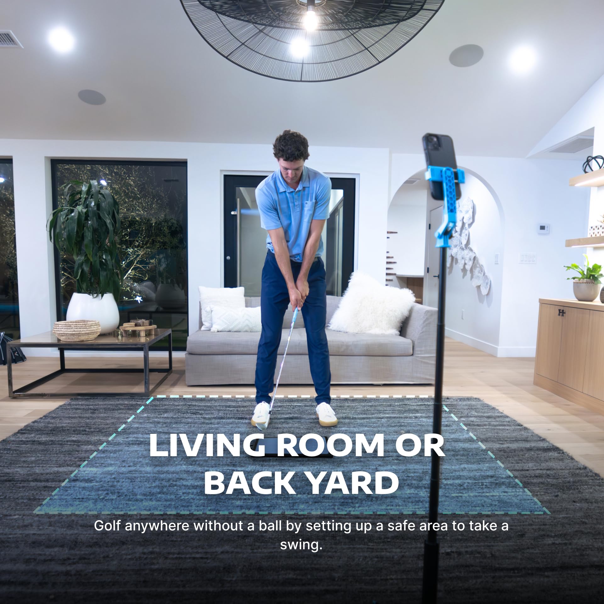 Golf Daddy Golf Simulator - Golf Training Aid to Practice Wherever