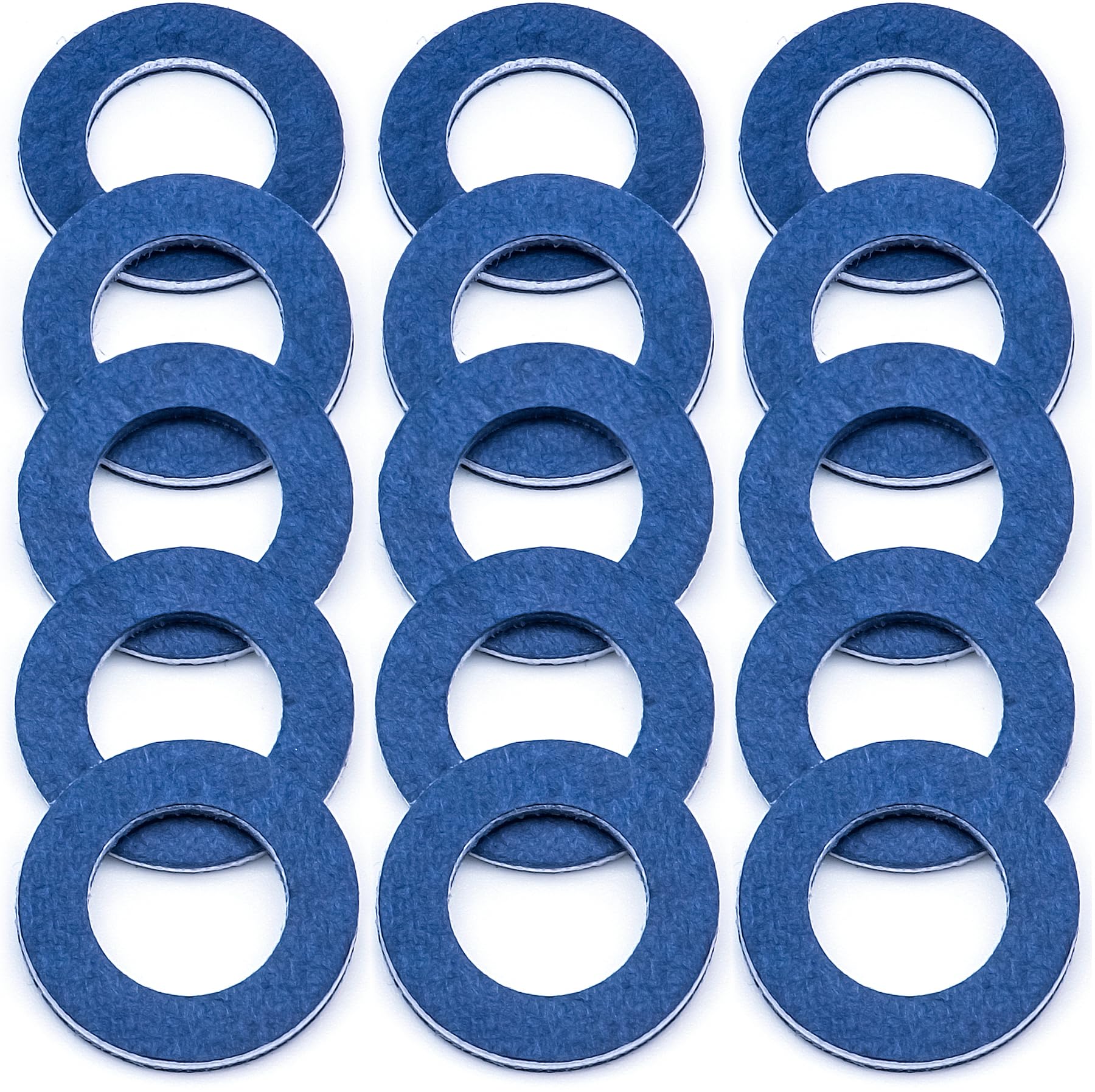 15 PCS Engine Oil Drain Plug Gaskets Replacement for Toyota 90430-12031 Lexus Scion RAV4 Camry Avalon Corolla