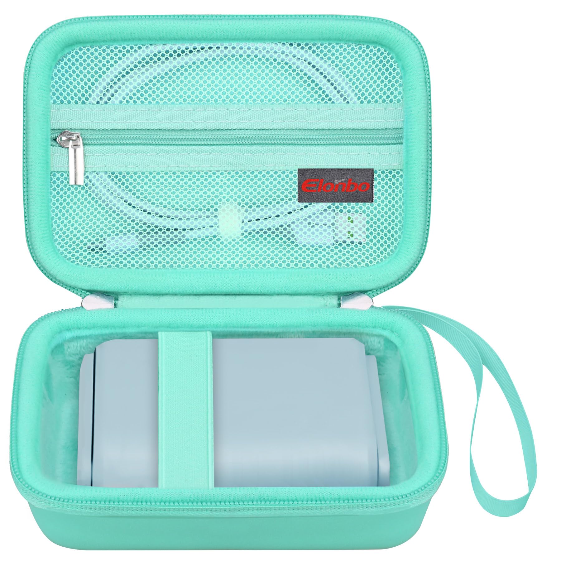 Elonbo Carrying Case for Yoto Mini (2024 Edition) – Kids Bluetooth Audio Player, Stories Music Podcast Radio Player cover, Children’s Speaker Plays Audiobook Cards Radio Storage Holder, Dark Green