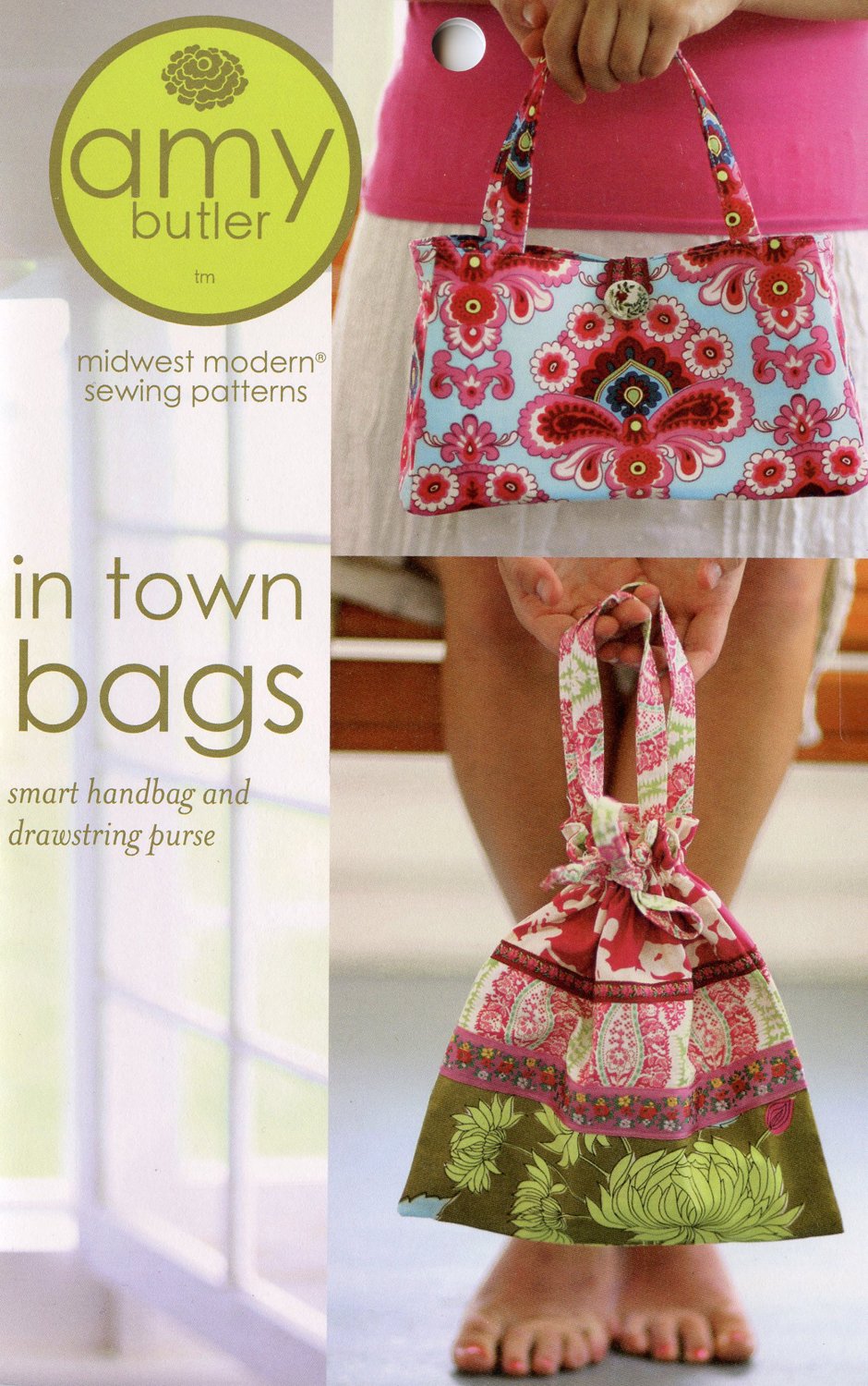 Amazon.com: Amy Butler Patterns - In Town Bags : Arts, Crafts & Sewing