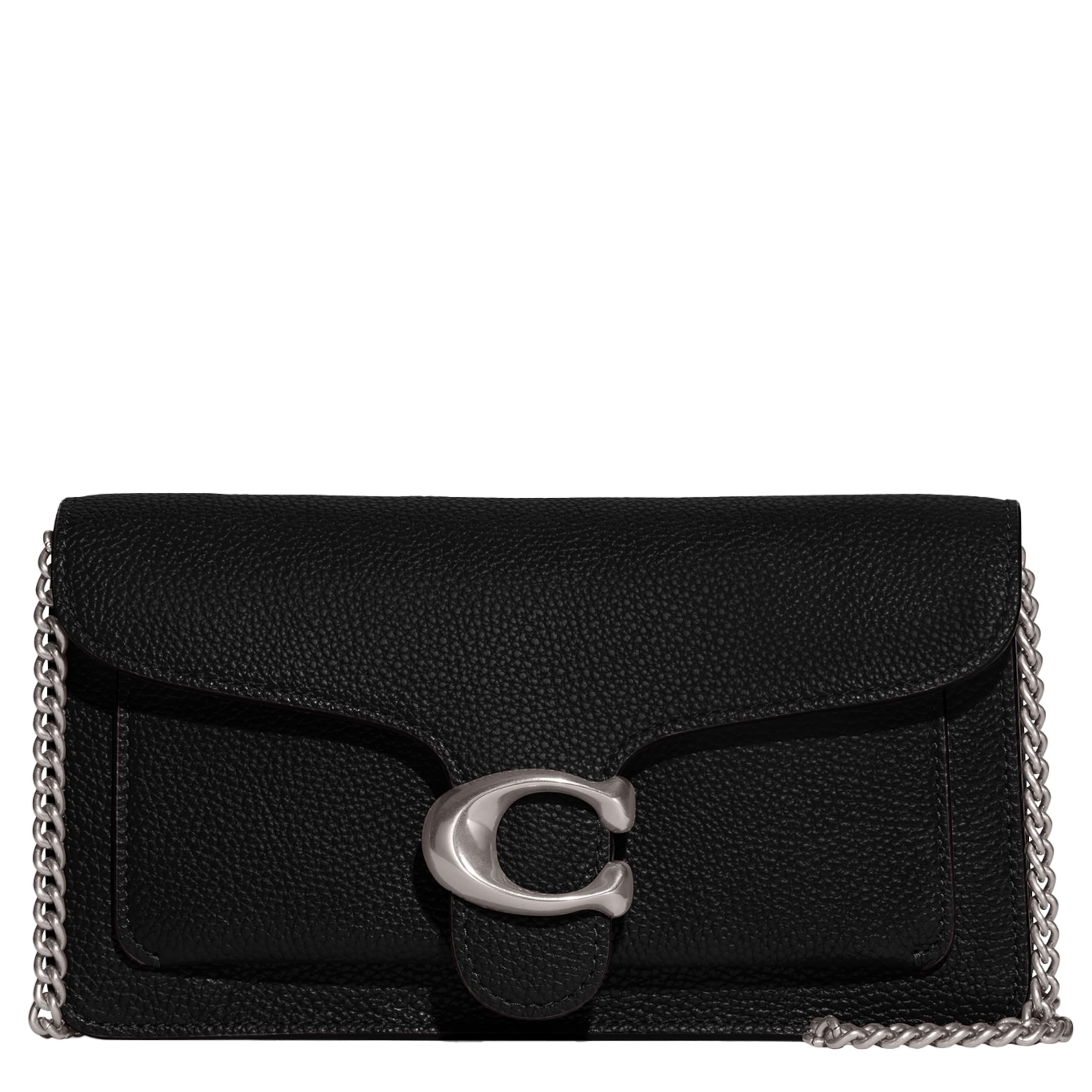 COACH, Womens, Tabby Chain Clutch, Black 1, One Size