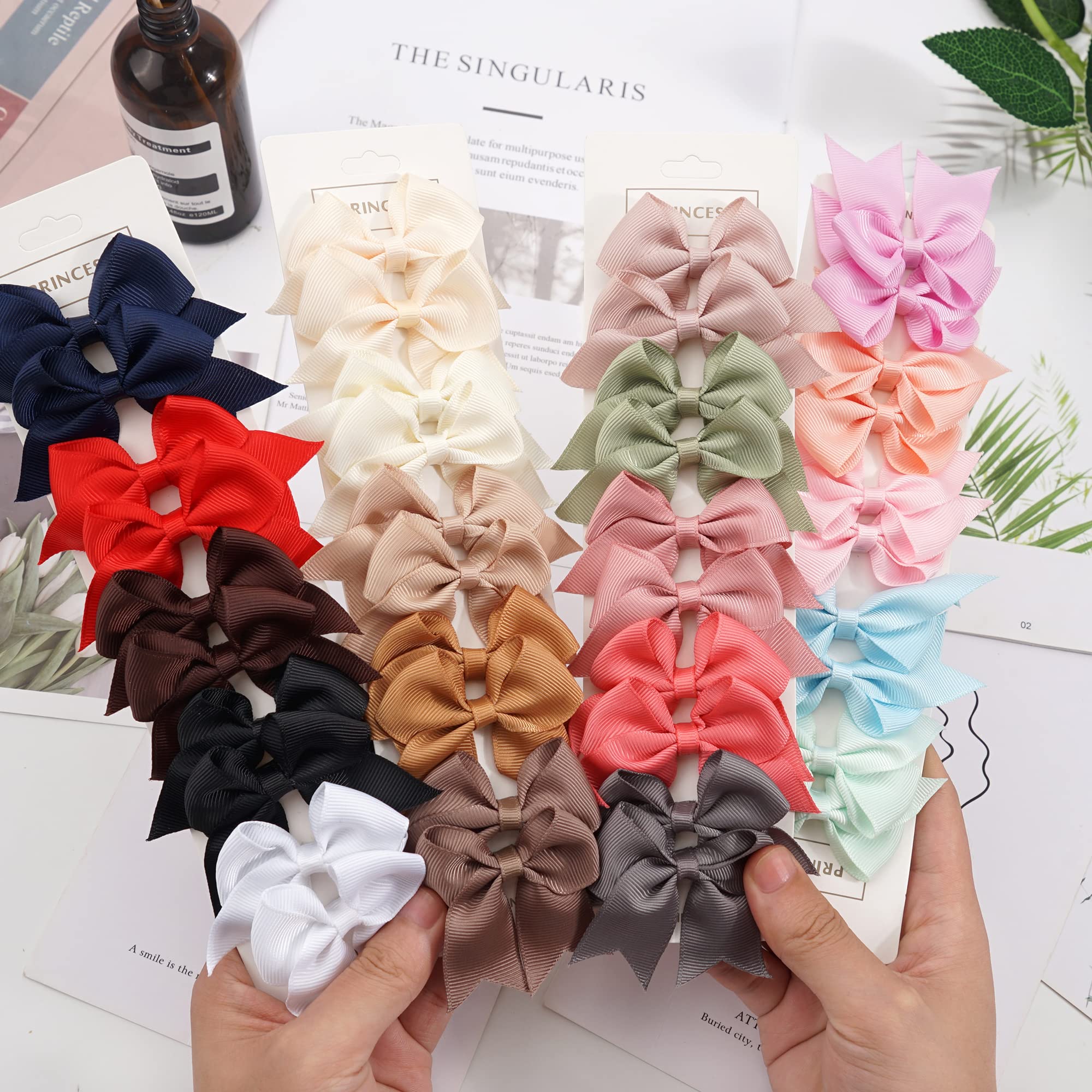 JOYOYO 40 pièces Barrettes cheveux filles, Petites pinces à cheveux Craft de 2.4 pouces pour les cheveux fins de tout-petits