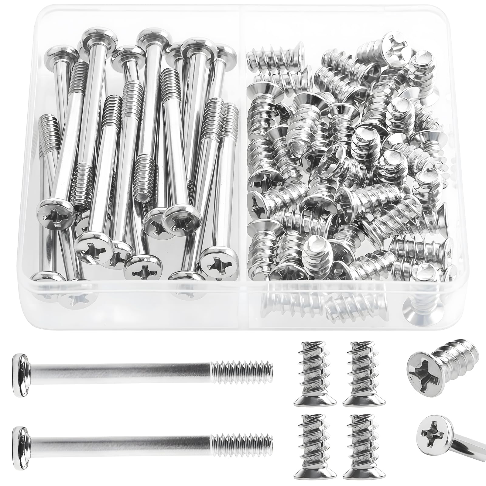 PC Case Cooling Fan Screws - 60 Pcs -10