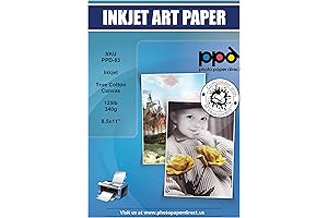 PPD Inkjet Canvas, 100% Real Printable Cotton, Printable Fabric Sheets for Quilting