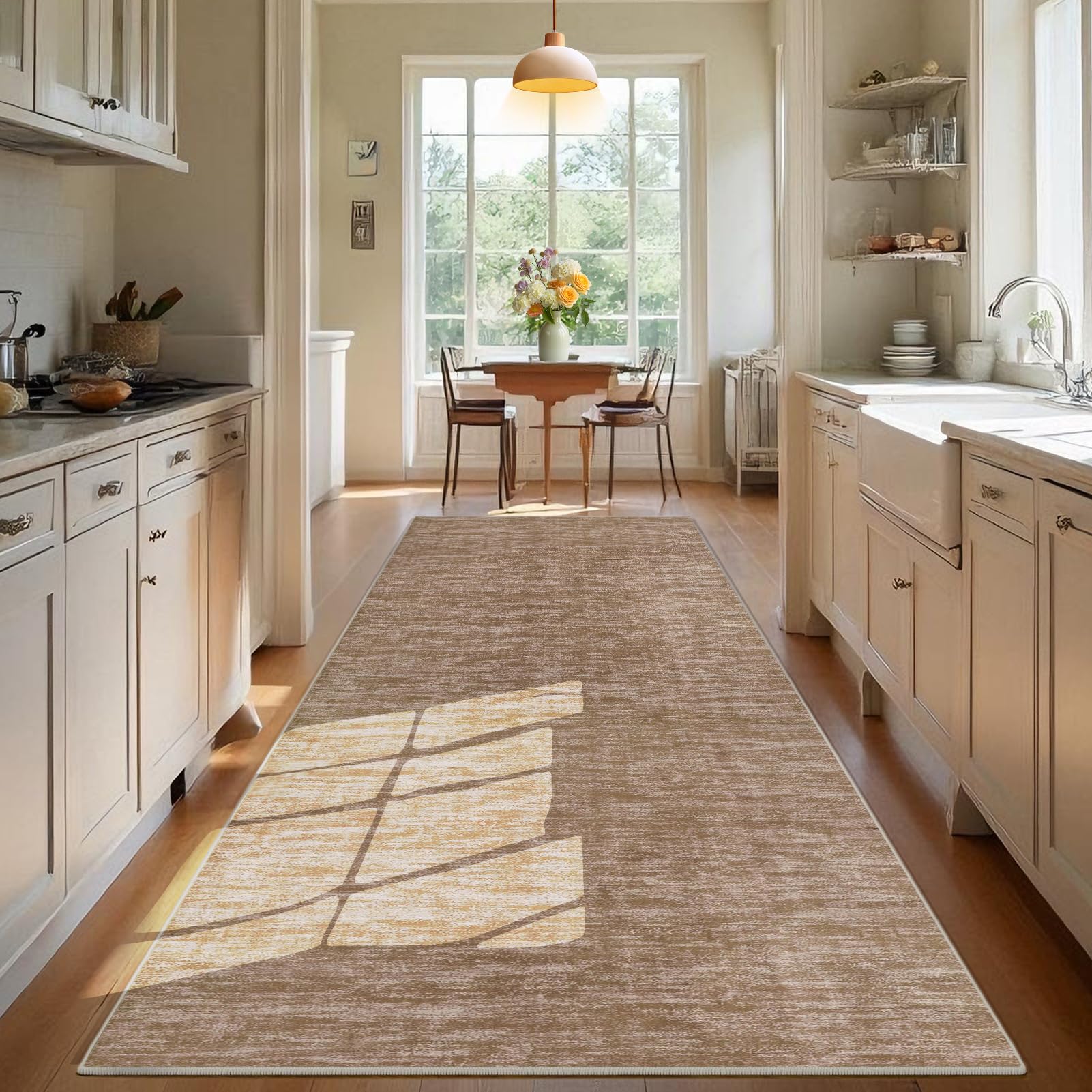 Carpet Runners for Hallways Non Slip Long Runner Rug Mat Machine Washable Kitch Carpets Hallway Hall Runner Narrow Rugs for Entryway, Area, Protector, Custom Kitchen Runner Rugs 80 x 280 cm