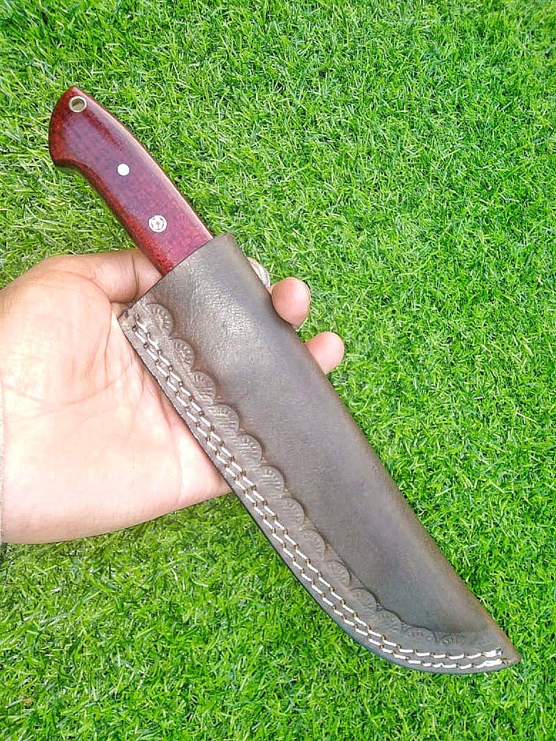 Ottoza Handmade Leather Knife Sheath SIDE DRAW Knife Sheath Bushcraft