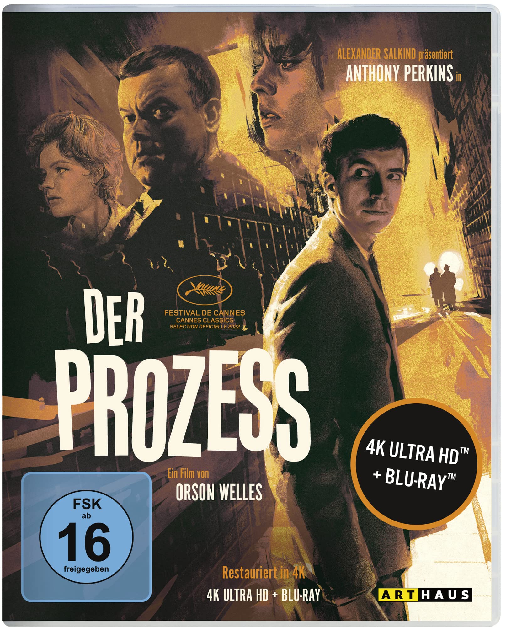Blu-ray Der Prozess 60 Edición Aniversario de Orson Welles en alemán original