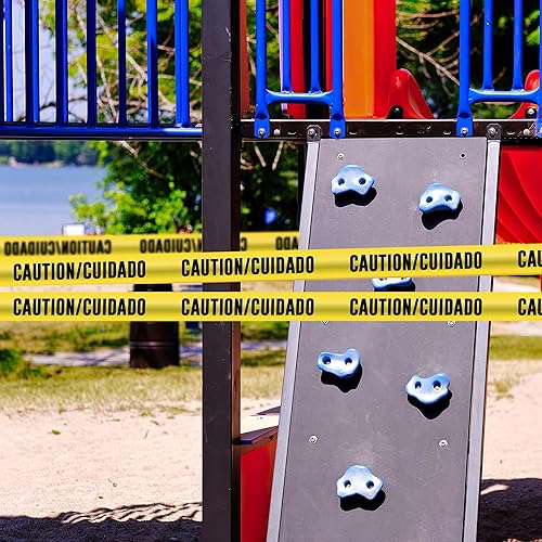 Miniatura 30 de ATERET - Cinta de seguridad de 3 pulgadas x 1000 pies, 2 unidades, con texto «Crime Scene Do Not Cross», de construcción, para zonas peligrosas