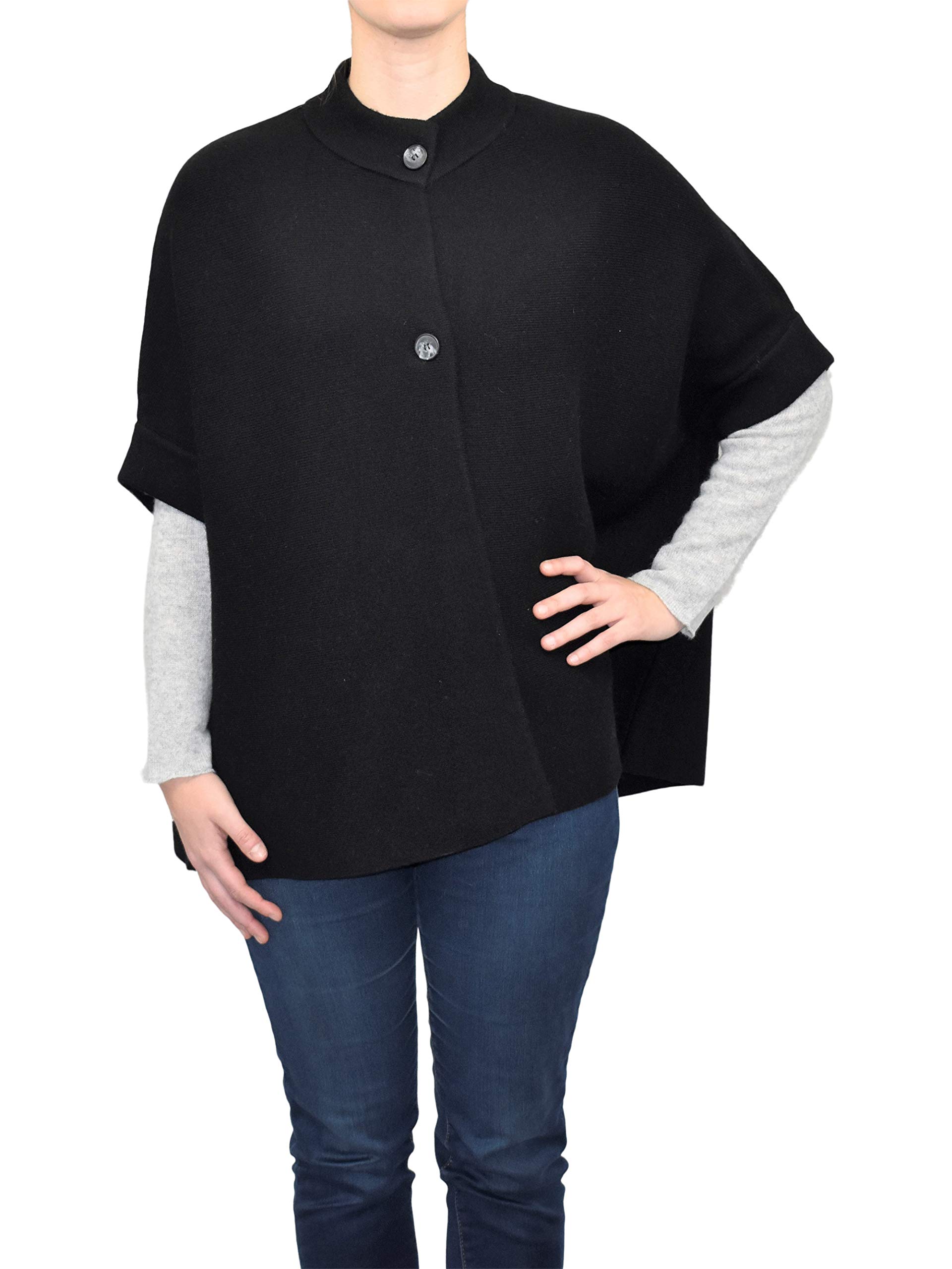 DALLE PIANE CASHMERE - Mantella Due Bottoni - Made in Italy - Donna