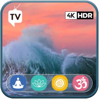 Waves of Tranquility: 4K Ocean Screensaver with Crystal Clear HDR and Immersive Ocean Sounds For Tablets & Fire TV - NO ADS