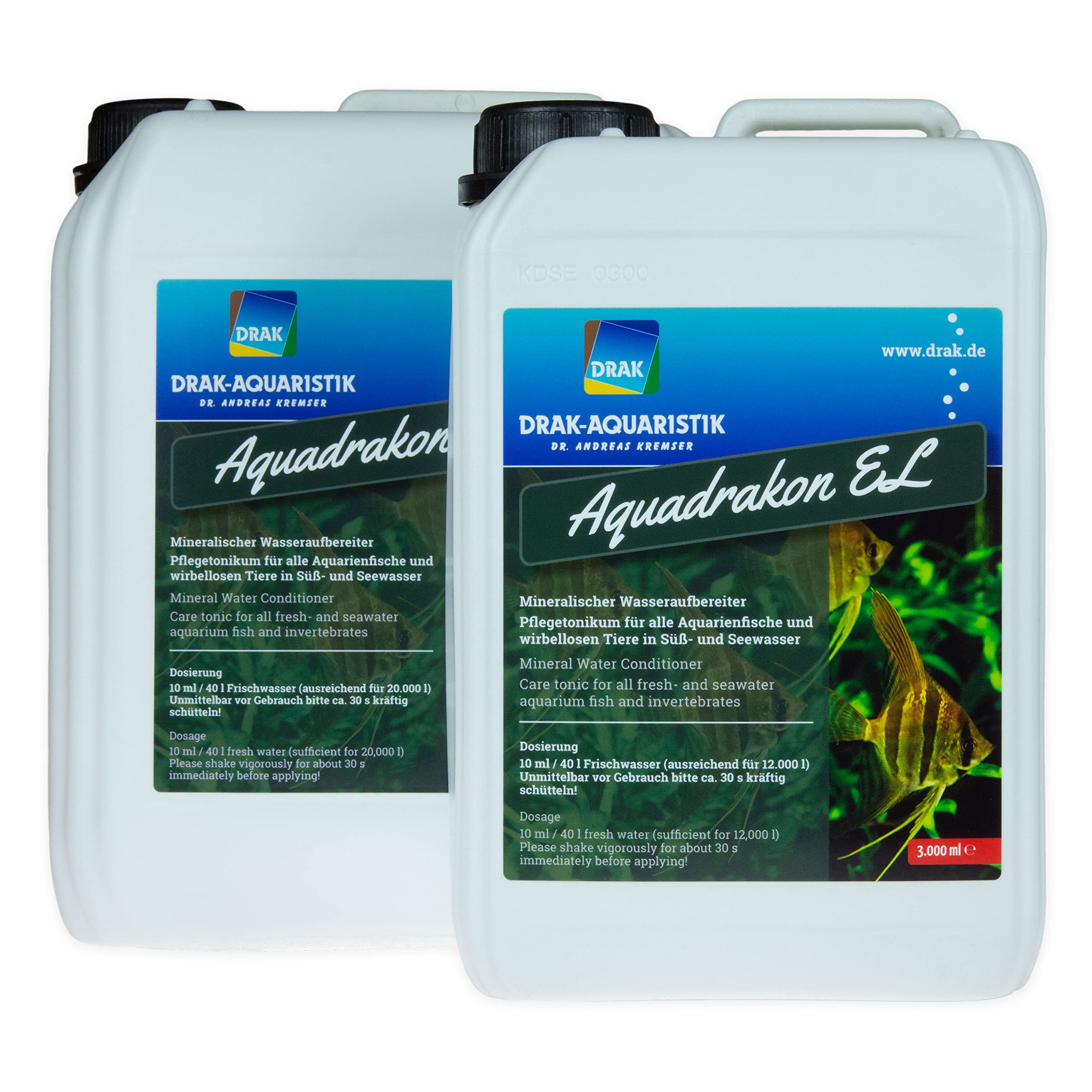 Aquadrakon EL Wasseraufbereiter 3,0 l Kanister