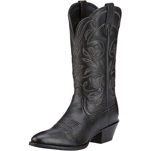 Ariat Heritage Round Toe Western Boots - Women’s Leather Cowgirl Boots
