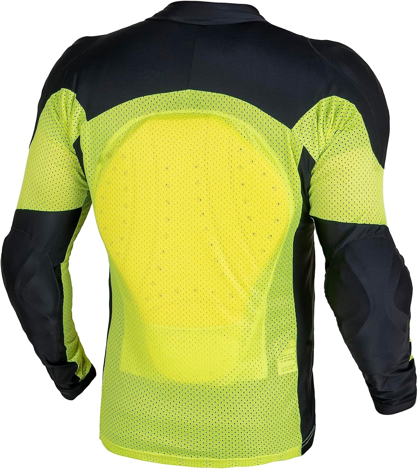 WICKED STOCK Motorcycle Armor Mesh Shirt-Men & Women - CE Level 2 Summer Motorcycle Shirt (Yellow, 3XL) - Image 3
