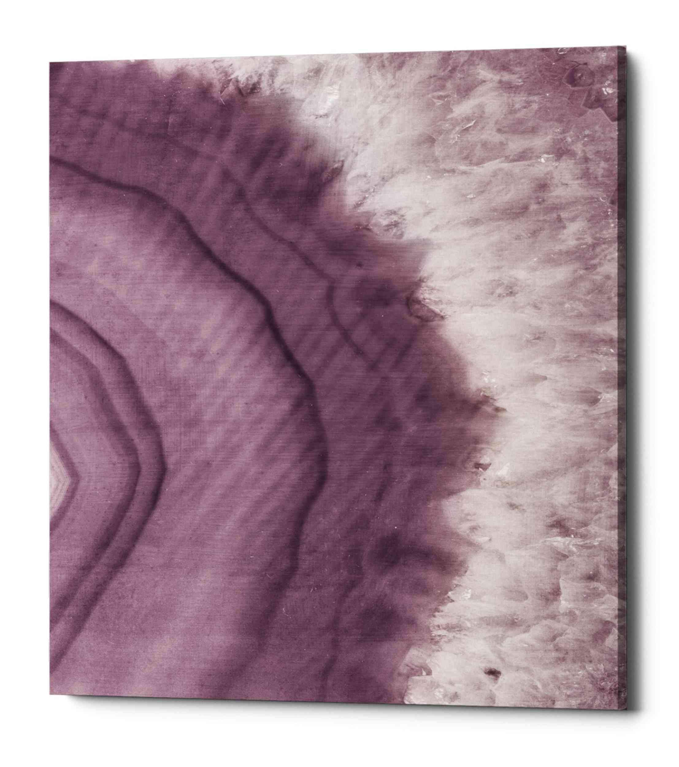 Epic Graffiti 'Agate Geode II PLUM' by Wild Apple Portfolio, Canvas Wall Art, 26