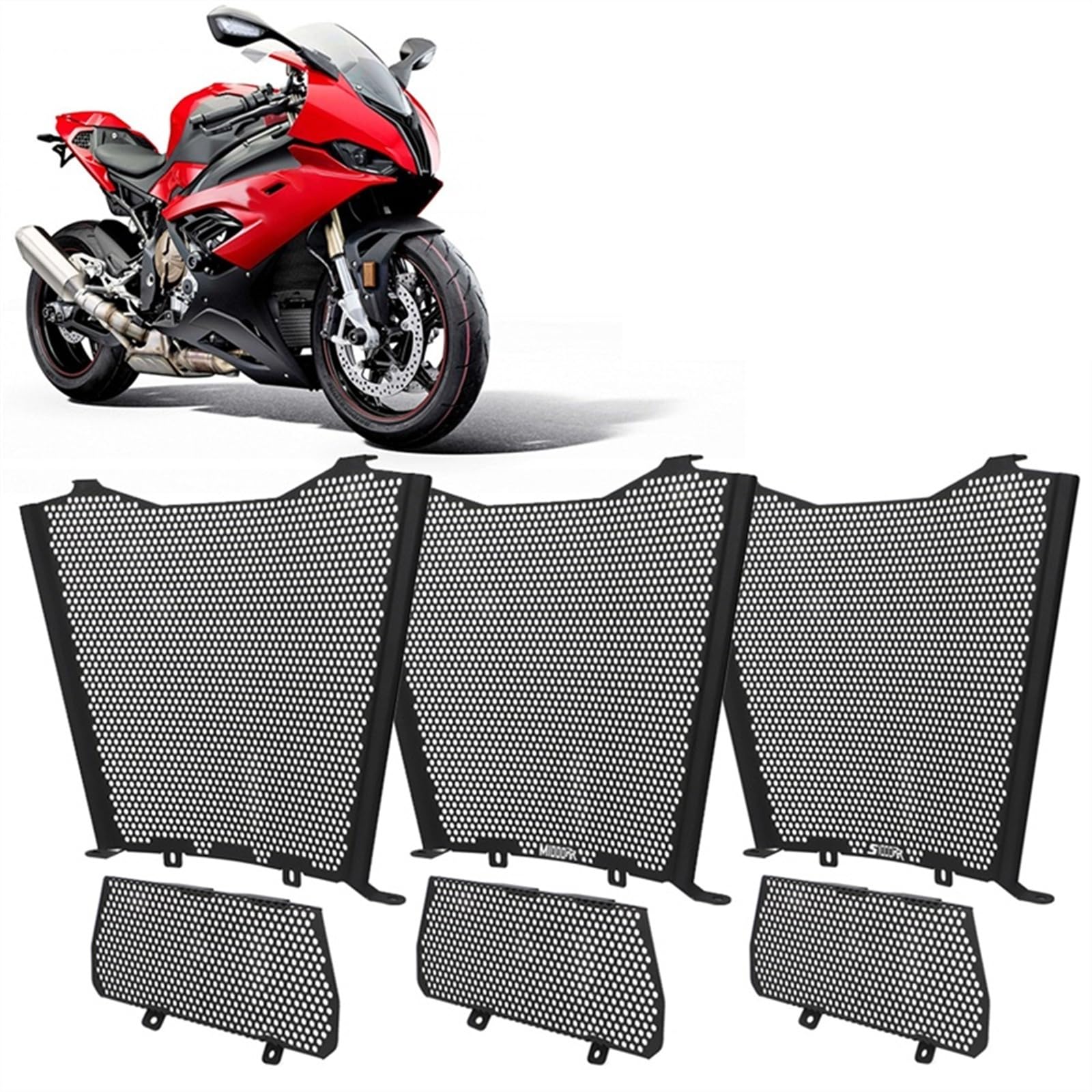 Protezione for radiatore Moto, Protezione for griglia di Raffreddamento, Compatibile con BMW S1000RR S1000R M1000RR M1000R 2019 2021 2022 2023 2024