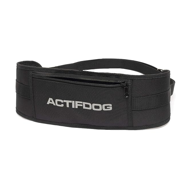 ACTIFDOG Cinturón Deportivo Muy Ligero para Correr o Caminar Manos Libres Canicross, Ajustable