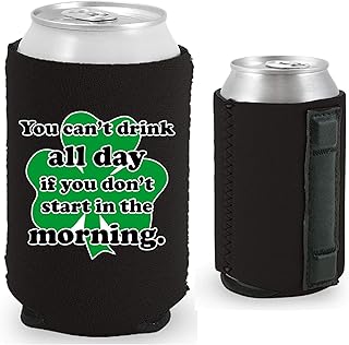 Drink All Day Magnetic Can Coolie (1, Black)