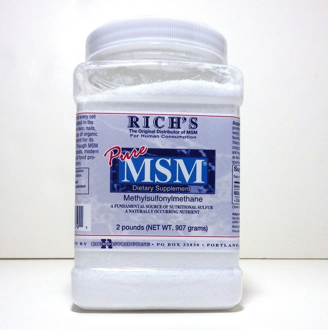 Rich's MSM Powder (2 Lb - 3 Pack)