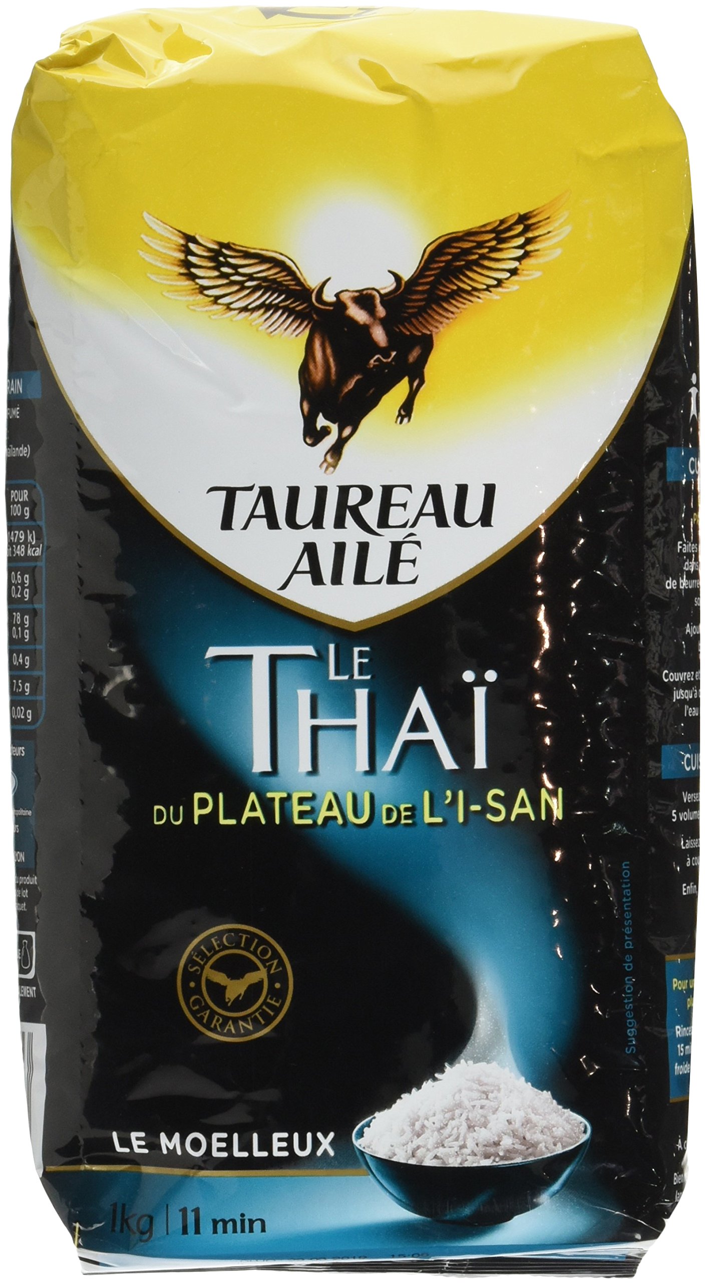 Taureau Ailé Riz Thaï 1 kg - Lot de 5