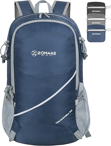 ZOMAKE 35L Packable BackpackLightweight Hiking Backpacks - Foldable Water Resistant Back Pack for Hiking