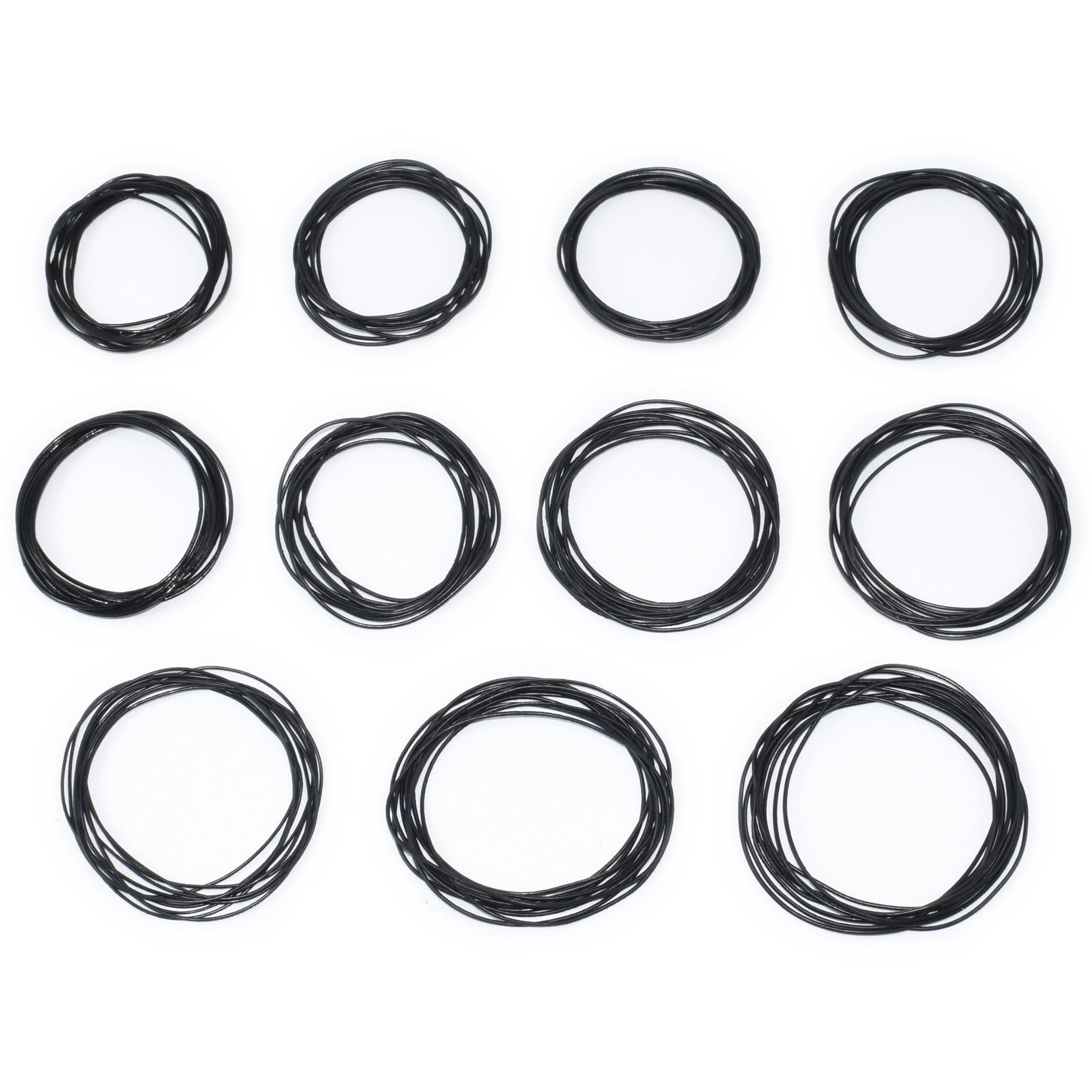 MARUFANG 時計用部品 裏蓋パッキン 1袋10個×11サイズ入り φ0.6×25.0～35.0mm 11サイズ展開