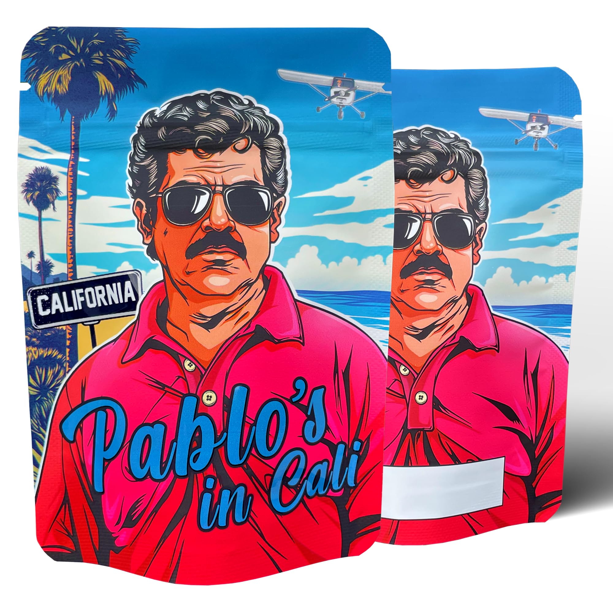 Pablo - Mylar bags - Resealable foil pouches for food, spices, samples, crafts. 100pcs