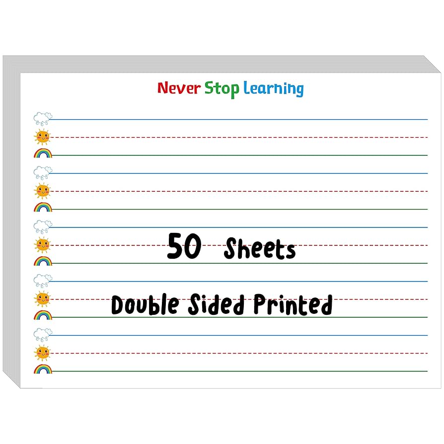 amazon-com-50-sheets-ruled-writing-paper-double-sided-printing-skip-a-line-ruled-writing-paper-with-dotted-lines-handwriting-practice-paper-1-line-spacing-for-kindergarten-toddlers-kids-11-x-8-3-office-products for Free Printable Dotted Lined Paper Amazon.com : 50 Sheets Ruled Writing Paper, Double-Sided Printing Skip-A-Line Ruled Writing Paper with Dotted Lines Handwriting Practice Paper 1” line spacing for Kindergarten Toddlers Kids (11” x 8.3”) : Office Products for Free Printable Dotted Lined Paper