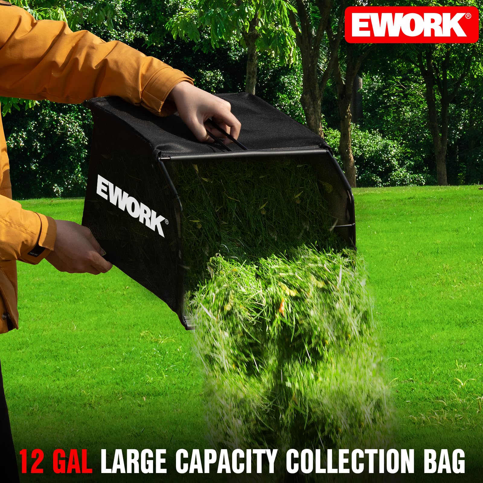 EWORK Electric Dethatcher - Lush Lawn Guaranteed -6