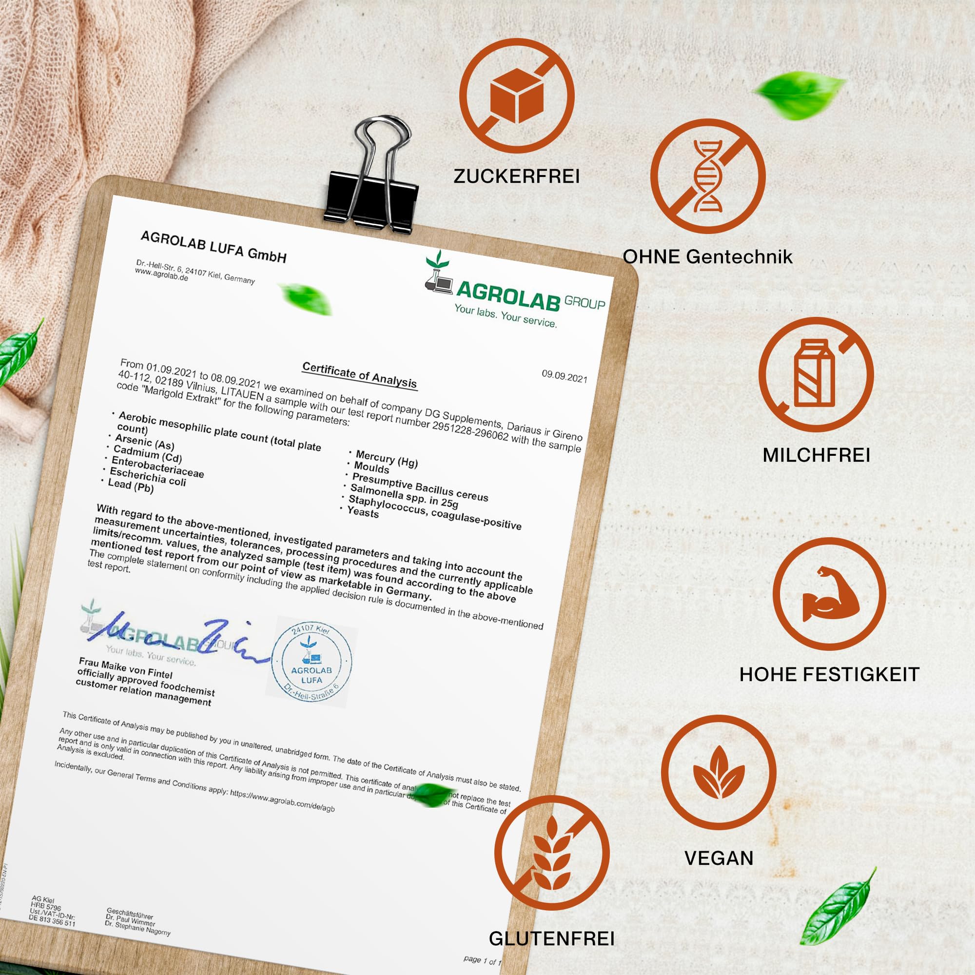 Hepatica Lutein | 30 mg, Zeaxanthin 6 mg & Meso-Zeaxanthin 9 mg | aus Ringelblumen-Extrakt 300 mg | 120 vegane Kapseln | Tagetes erecta | GMP & Laborgeprüft