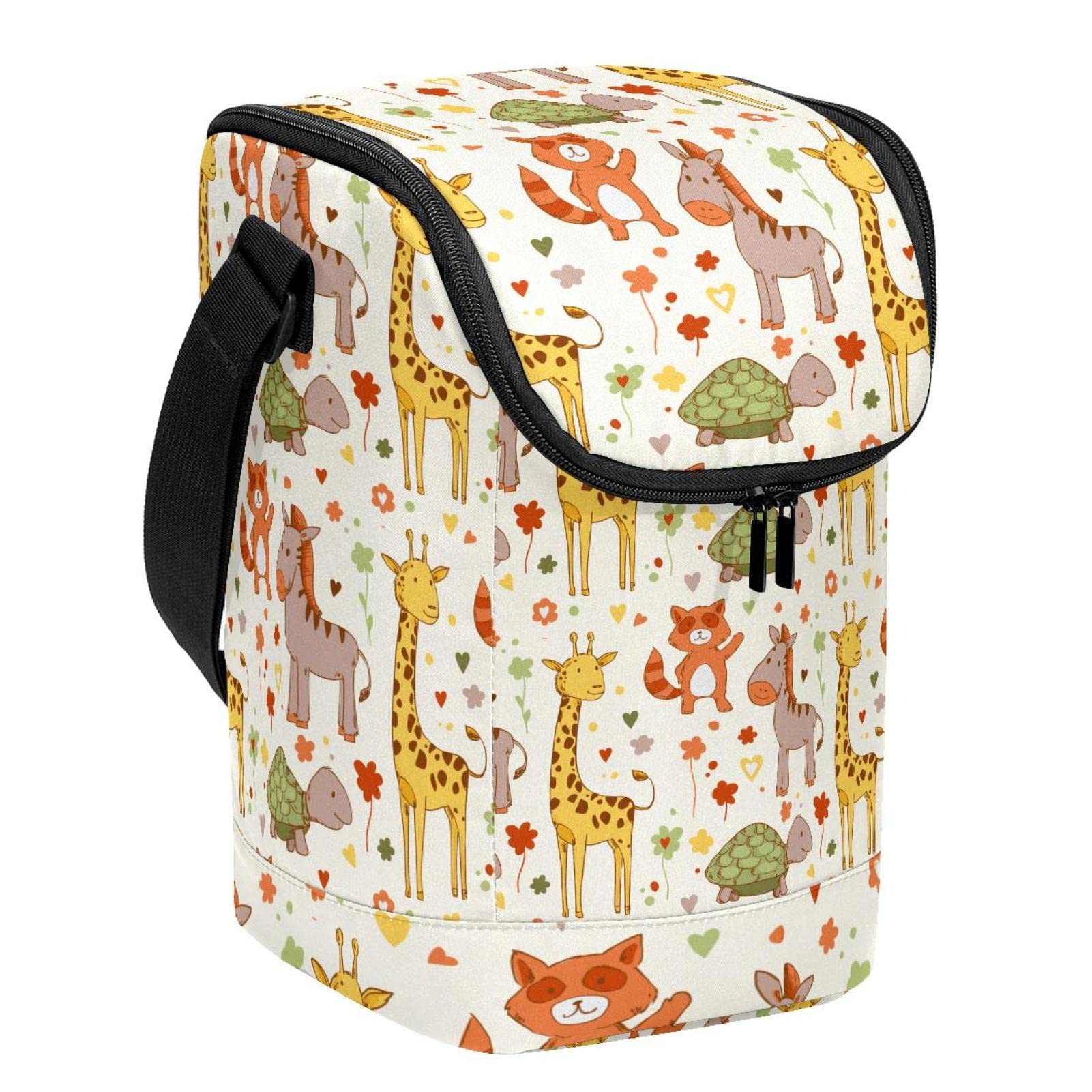 Lonchera para el trabajo y picnic con diseño de animales
