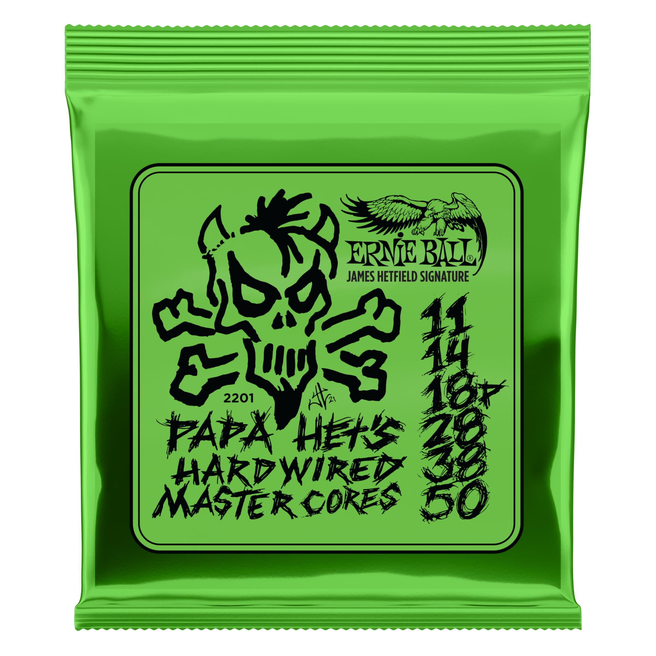 Guitar Strings James Hetfield Papa Hets Hardwired Ernie Ball 100% Genuine