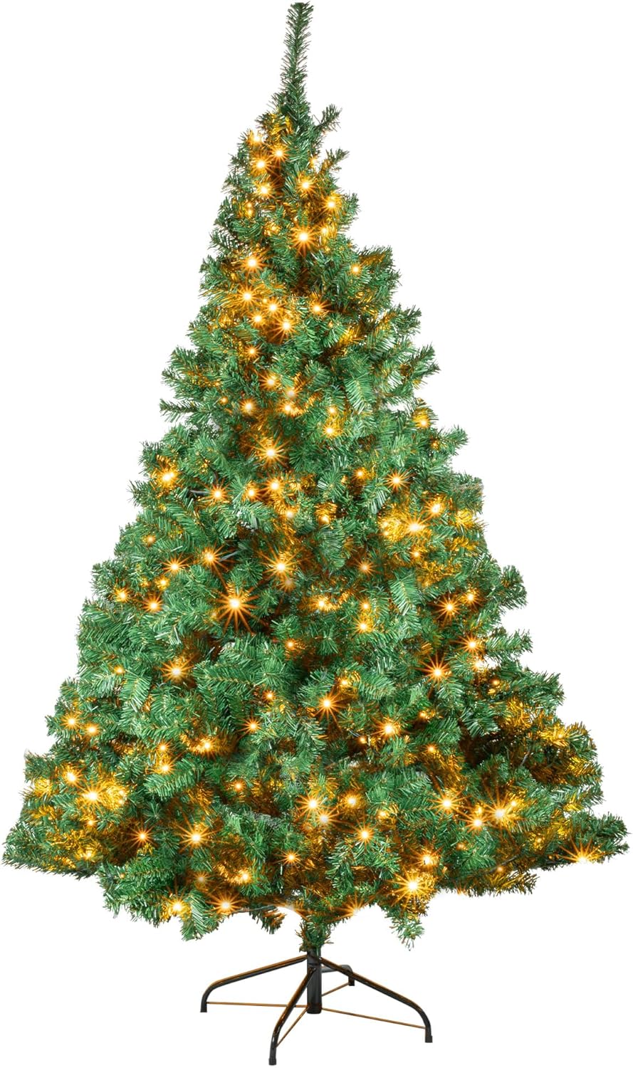 SA Products 300 LED Per Lit Christmas Tree, 5ft Christmas Tree