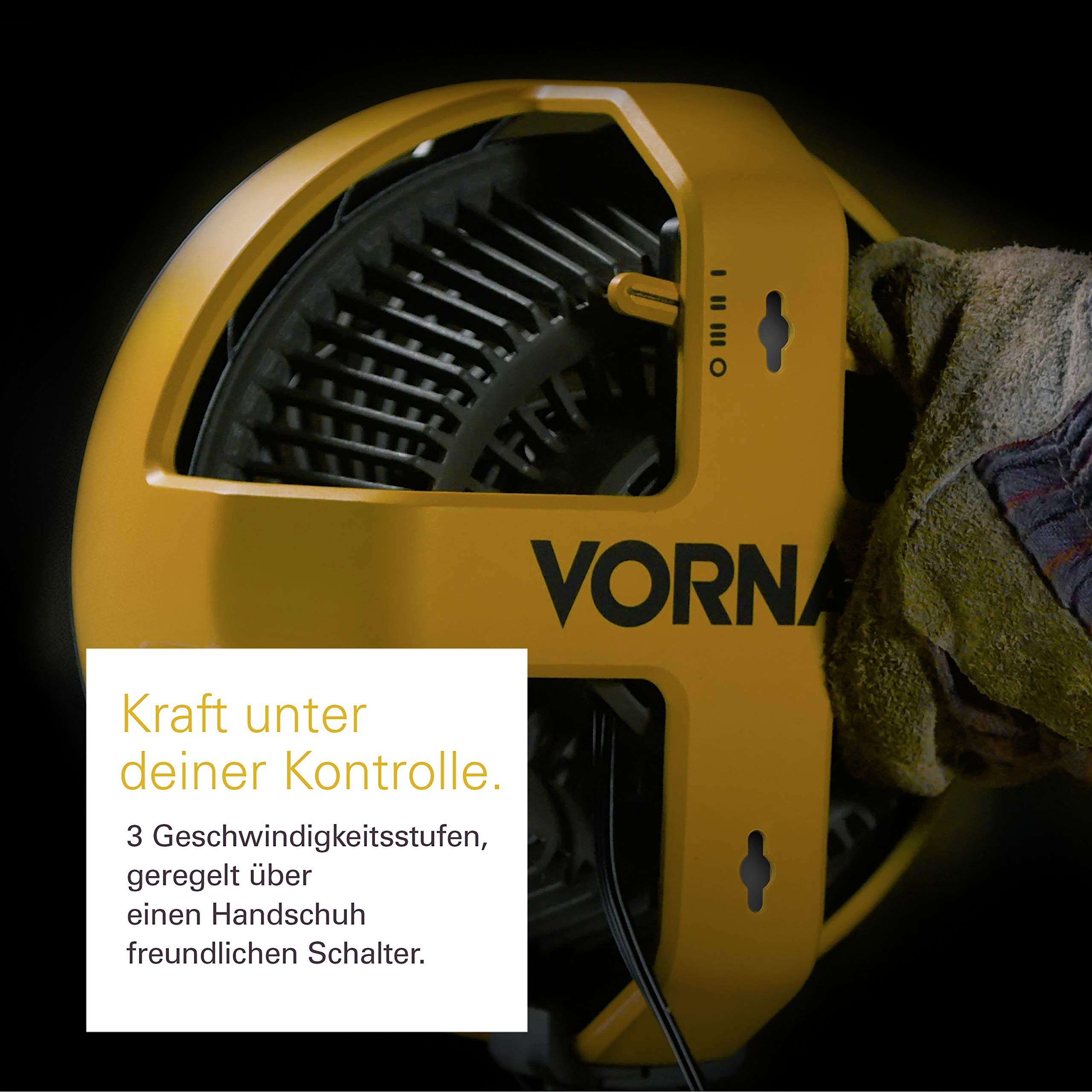 Vornado EXO5 - wentylator na plac budowy i warsztatu - w zestawie uchwyt montażowy 46 dB - 38 W