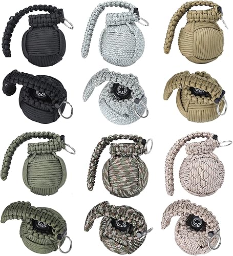 Miniatura 4 de Kit de supervivencia Paracord Granada El #1 Best 48 Kit de emergencia de herramientas (verde militar)