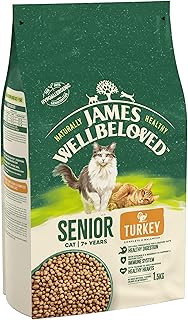 James Wellbeloved Turkey and Rice Senior Dry Cat Food 1.5 Kg