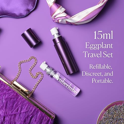 Vista 28 de Uberlube Lubricante de silicona - Lubricante de silicona sin perfume blanco para viajes, lubricante personal - Líquido sexual seguro para parejas