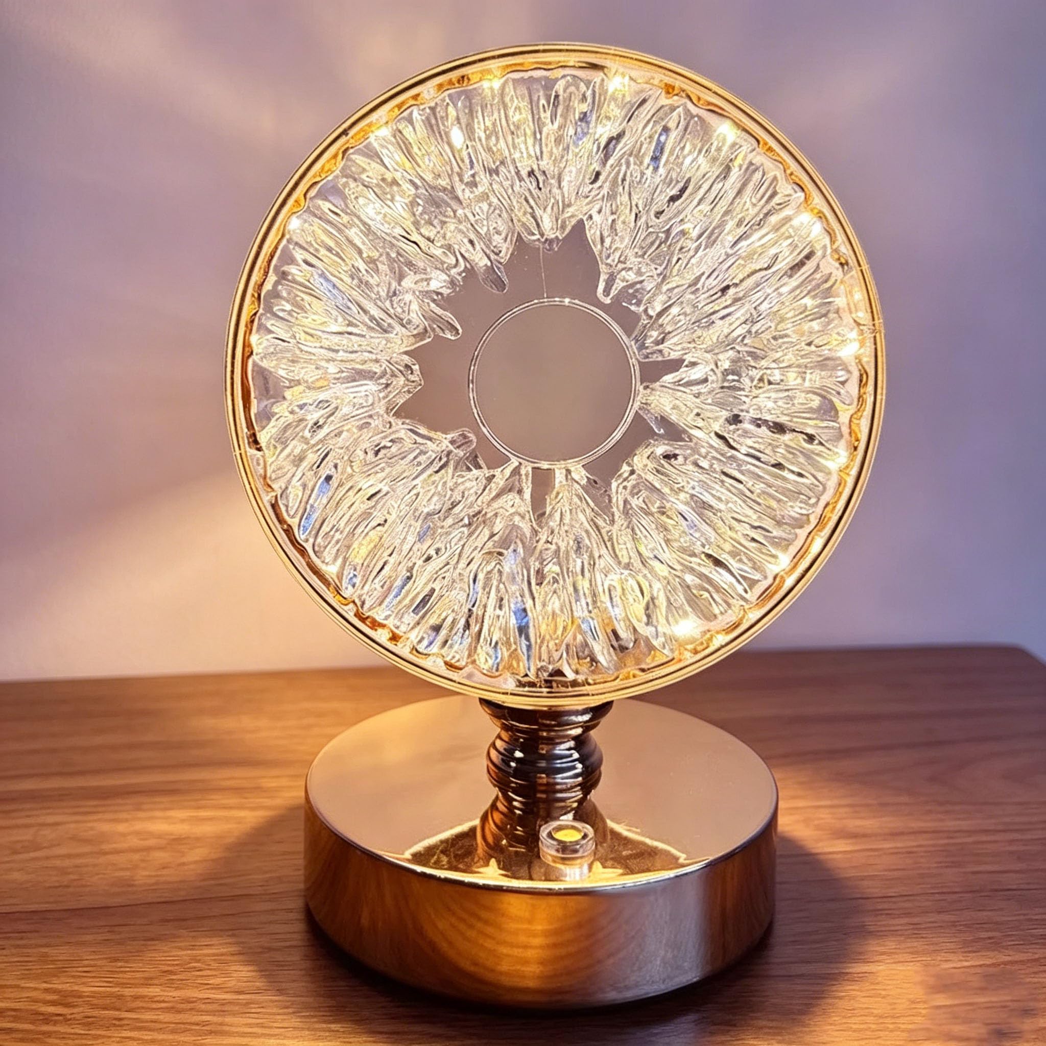 Maimeili Diamond Crystal Table Lamp Stepless Dimmable Desk Lamp — image 1