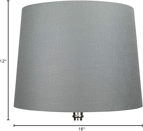 Miniatura 6 de FenchelShades.com Pantalla de lámpara de 14 pulgadas de diámetro superior x 16 pulgadas de diámetro inferior x 12 pulgadas de altura inclinada con