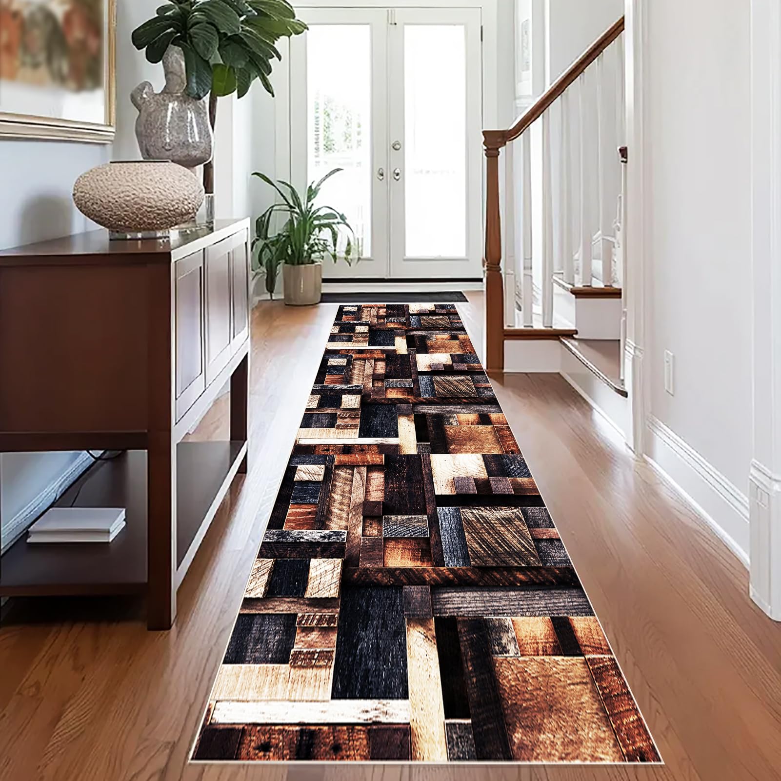Bieżnik na korytarz, antypoślizgowy, 50 x 400 cm, chodnik do kuchni i wejścia, nadaje się do prania, chodniki do przedpokoju, kuchni, chodnik, dywan podłogowy, do przedpokoju, salonu, korytarza