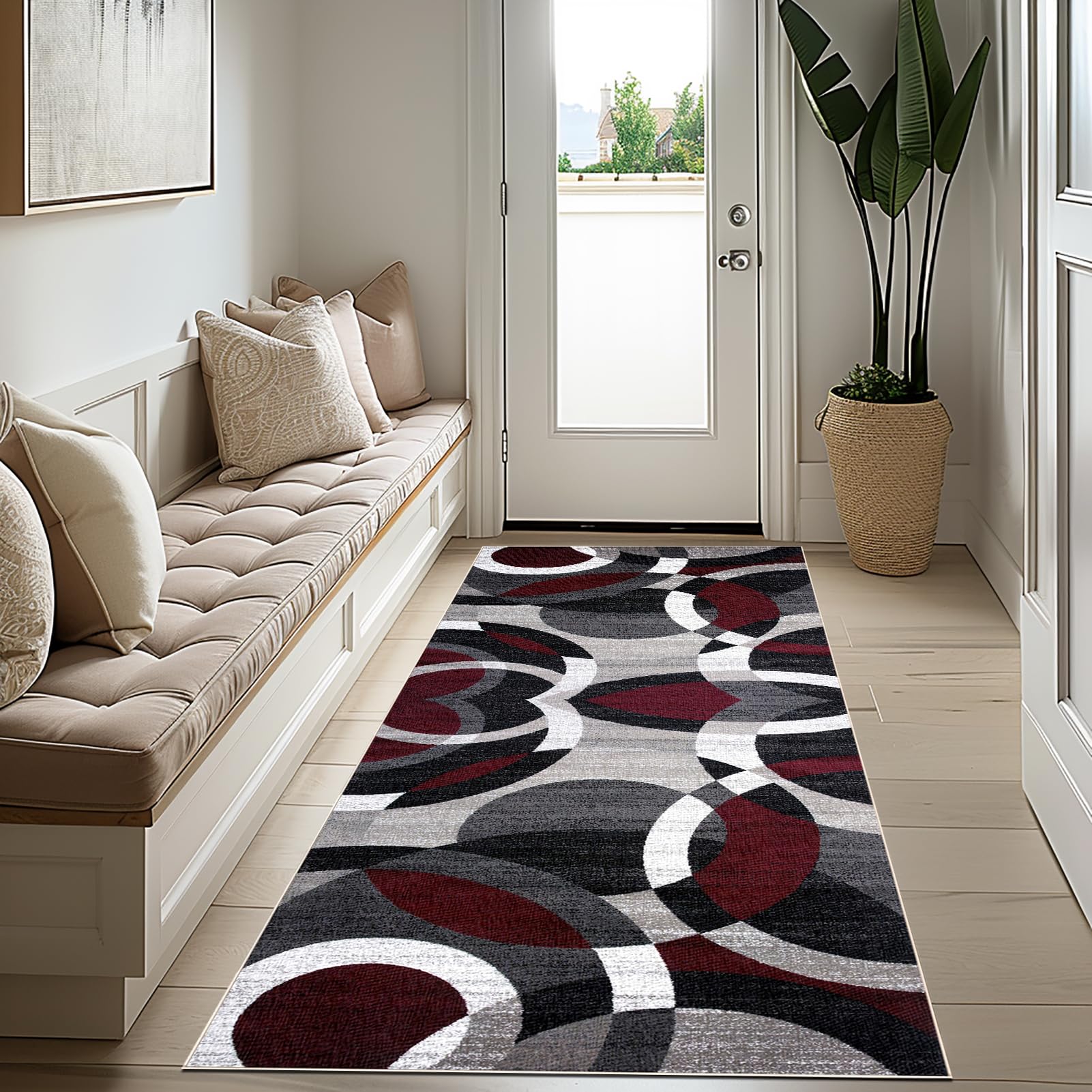 Tapis couloir lavable en machine tapis de passage cuisine long antidérapant