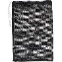 Champion Sports Mesh Equipment Bag &ndash; Heavy-Duty Nylon Drawstring Bag with Lock &amp; ID Tag, Breathable Storage Sack for Balls, Swim Gear, Laundry &amp; Toys, Multiple Sizes &amp; Colors