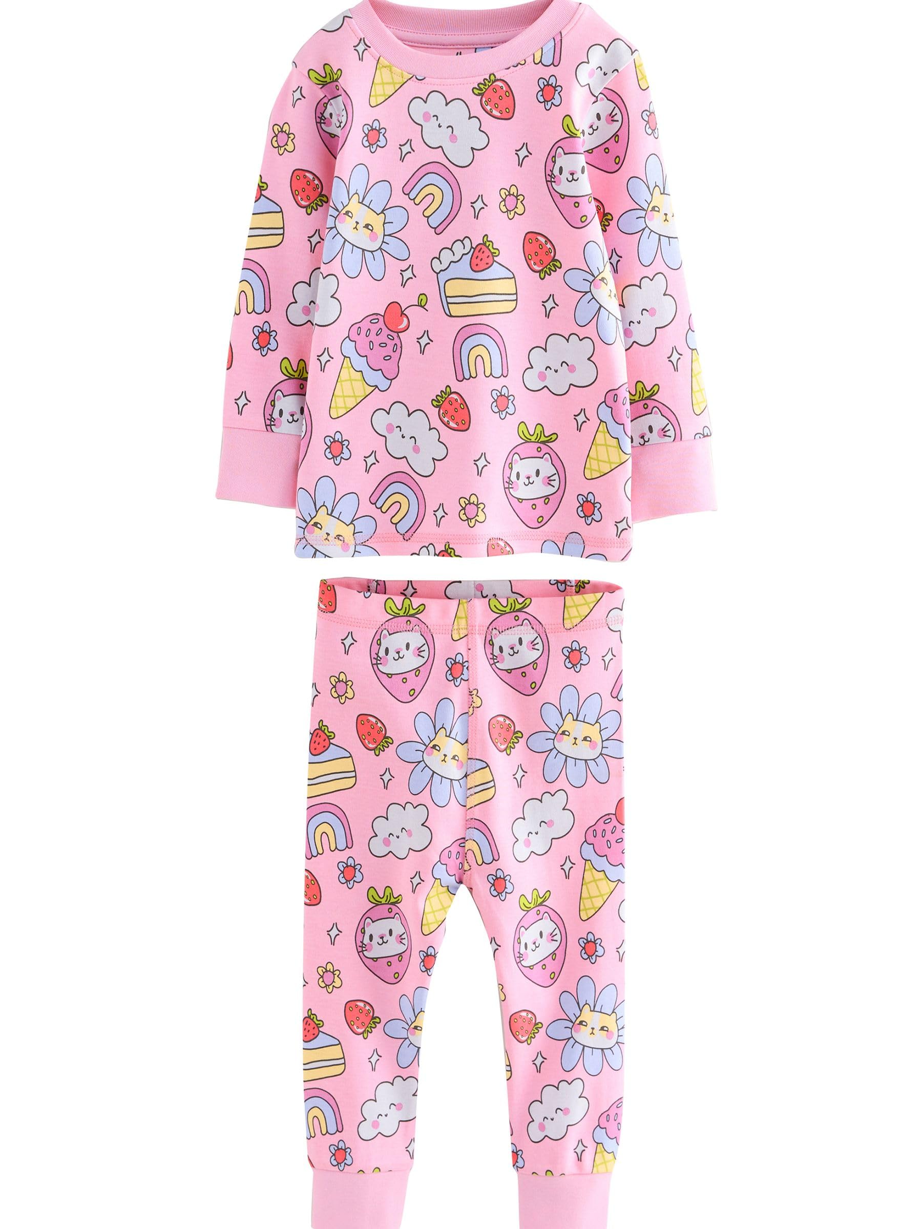 NEXT Fille Pyjama Douillet, Lot de 3