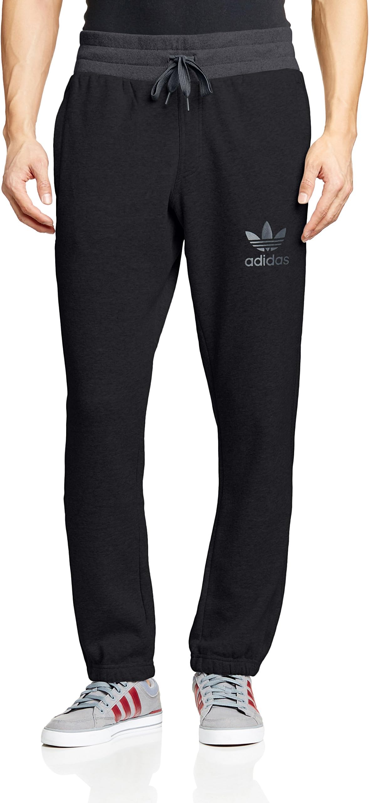 adidas Originals Mens Mens Sport Essentials Sweat Pants in Black - S