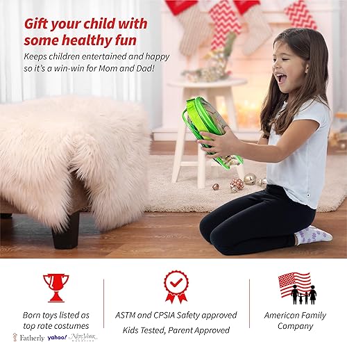 Miniatura 6 de Born Toys Kit de explorador para exteriores prémium para niños de 3 a 7 años disfraces de juego de disfraces para niños y niñas de 3 a 7 años con