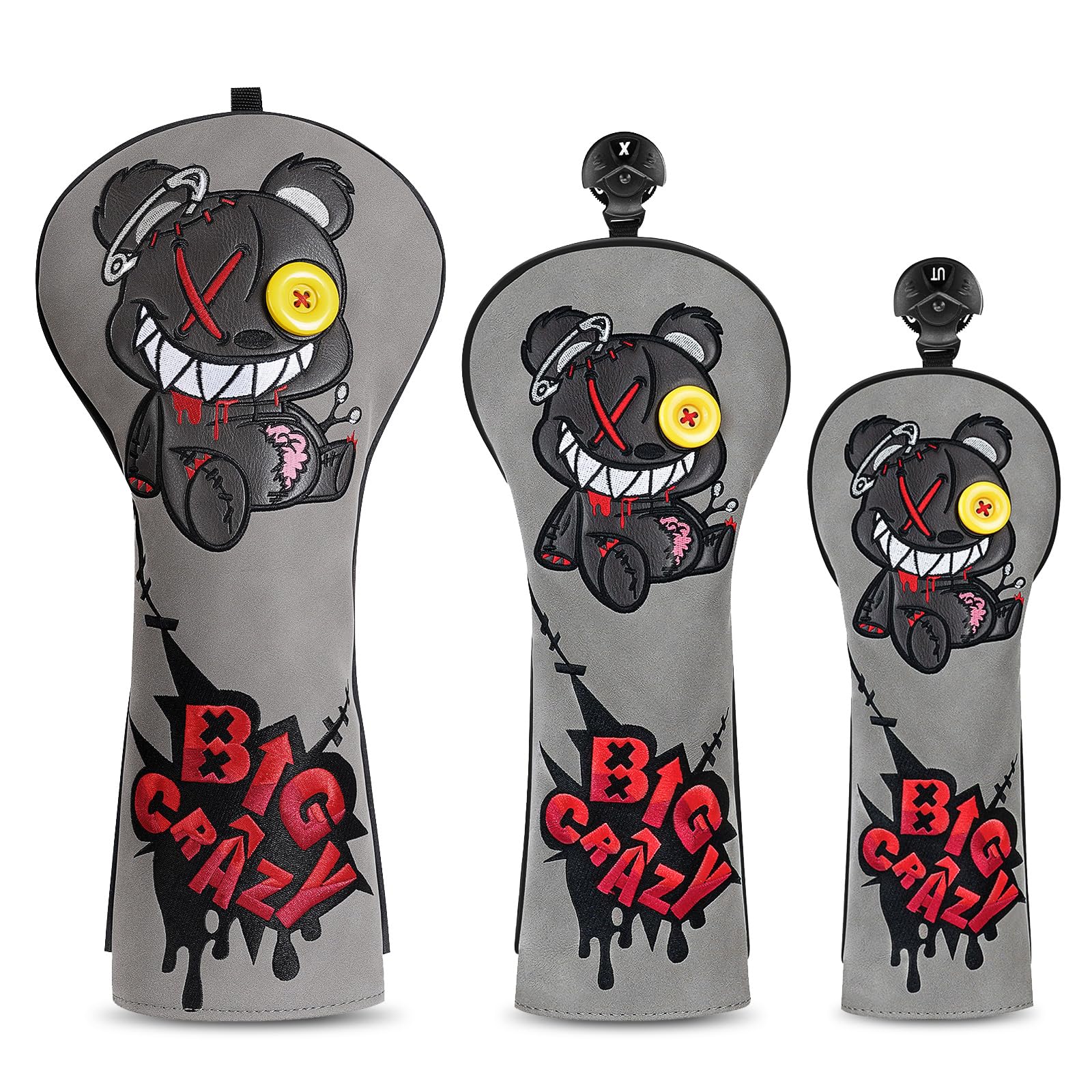 Amazon.co.jp: Big Crazy ゴルフクラブヘッドカバー、ゴルフ