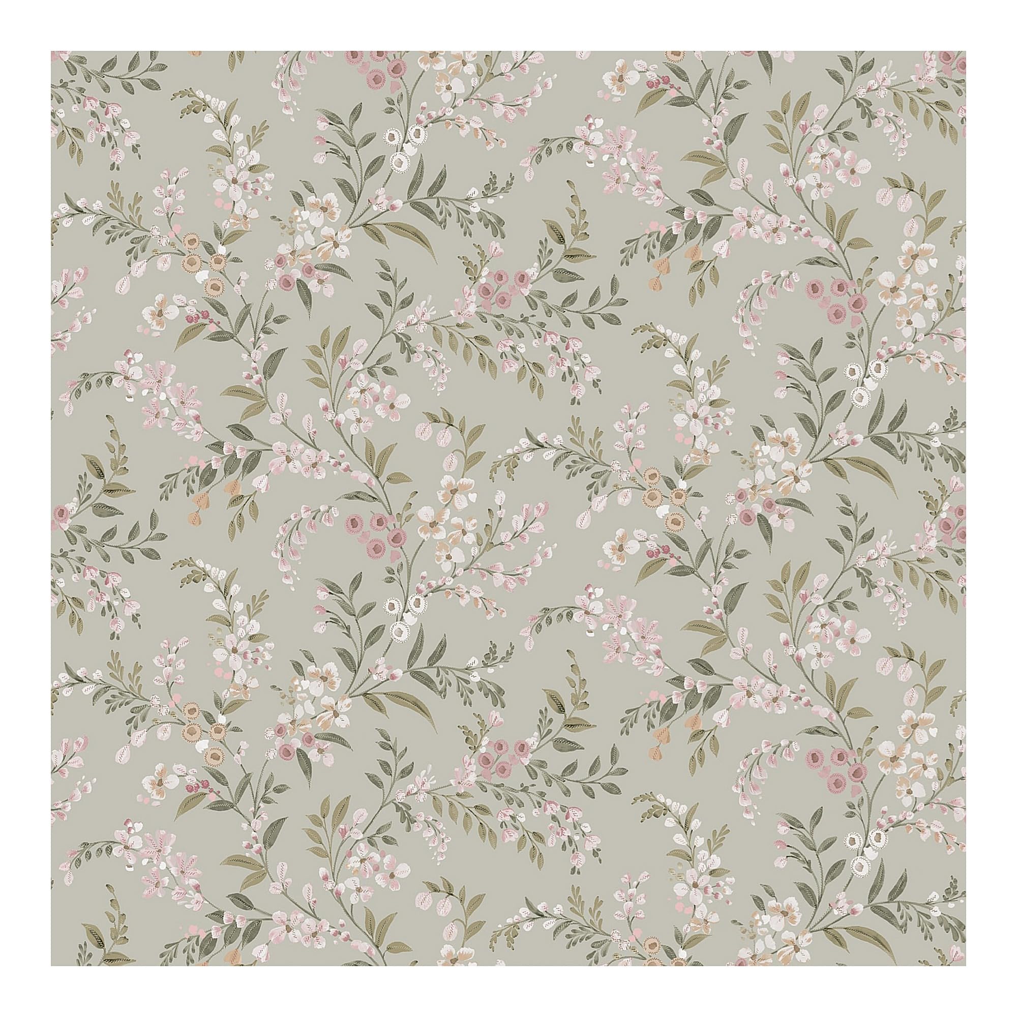 Superfresco Easy Clara Floral Wallpaper Green