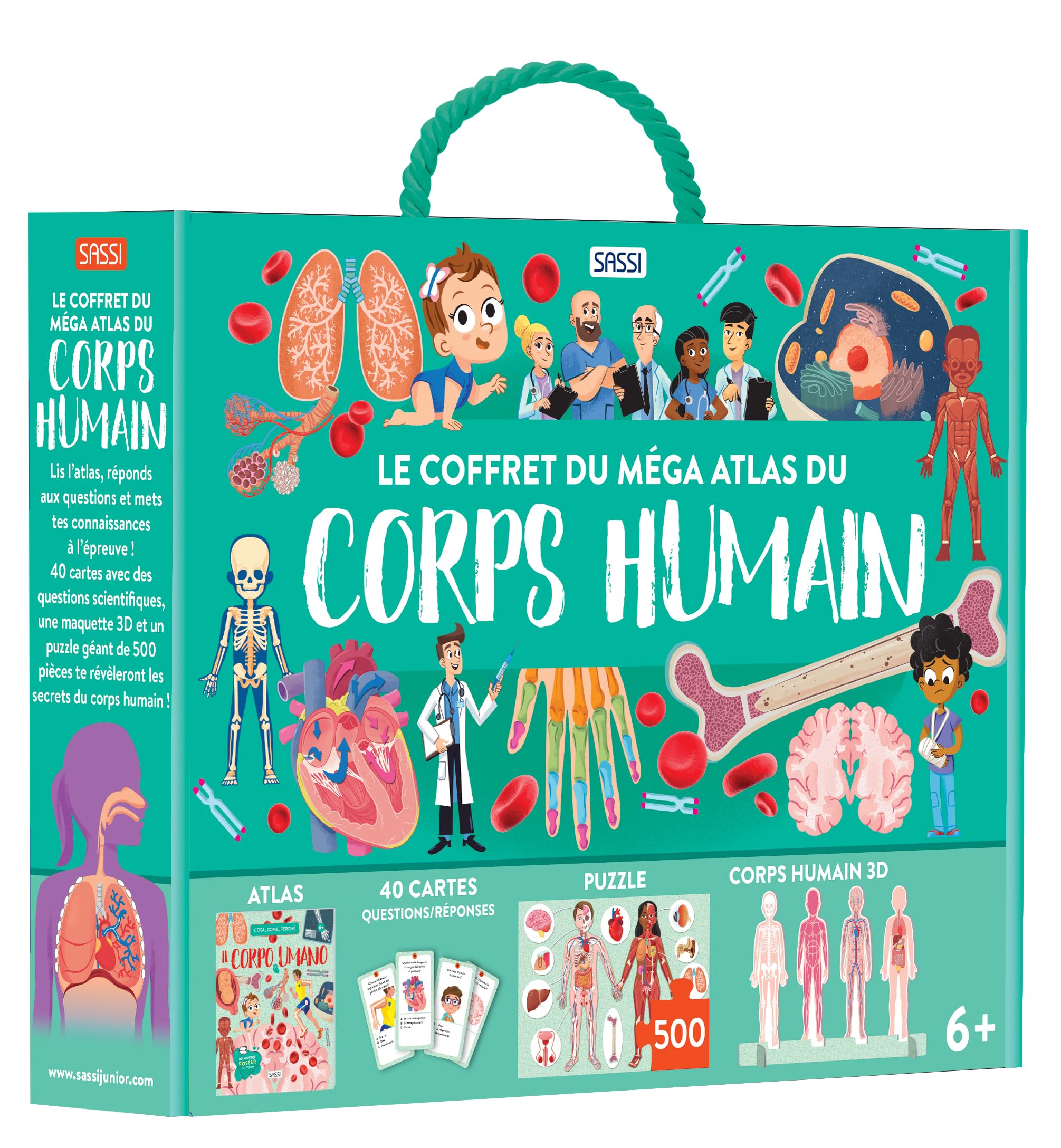 Le coffret du méga atlas du corps humain