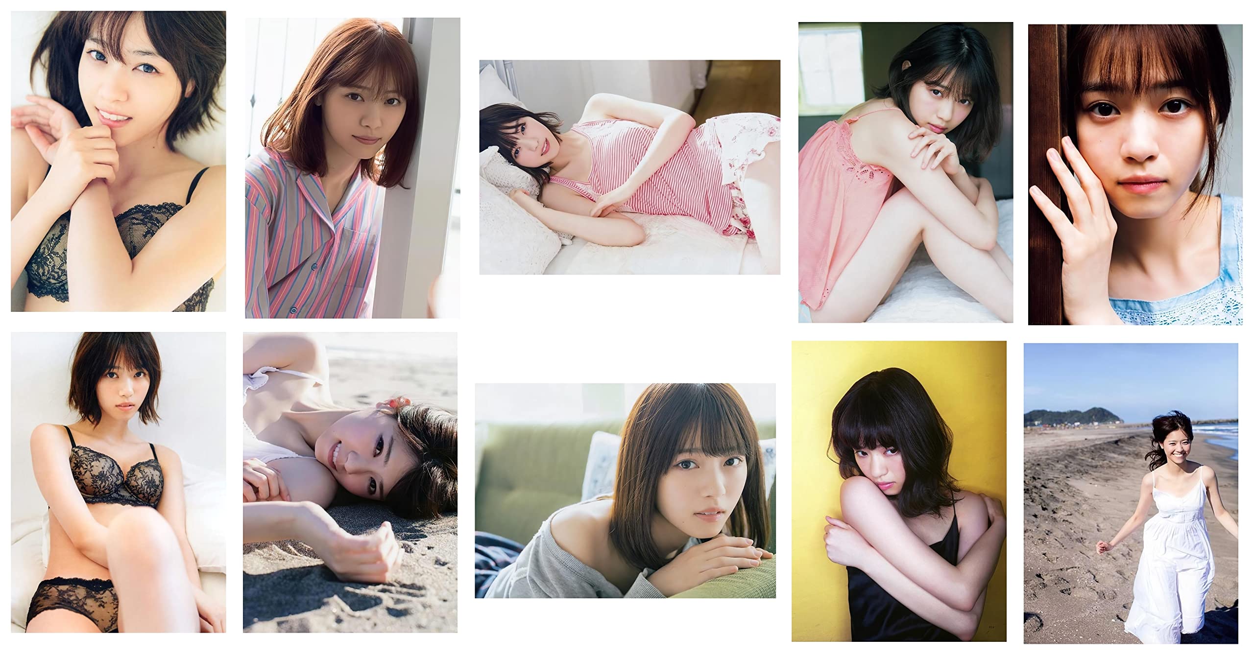 Amazon.co.jp: 西野七瀬 2L 判 写真 20枚 C 水着 下着 グラビア