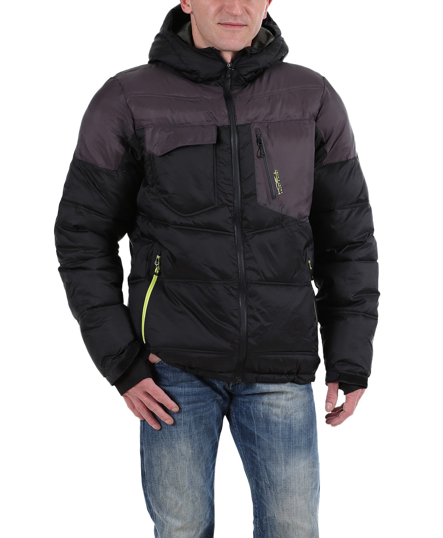 Jack & Jones Men's Ice Jacket Jack & Jones Tech Men's Ice Jacket - Black, Large