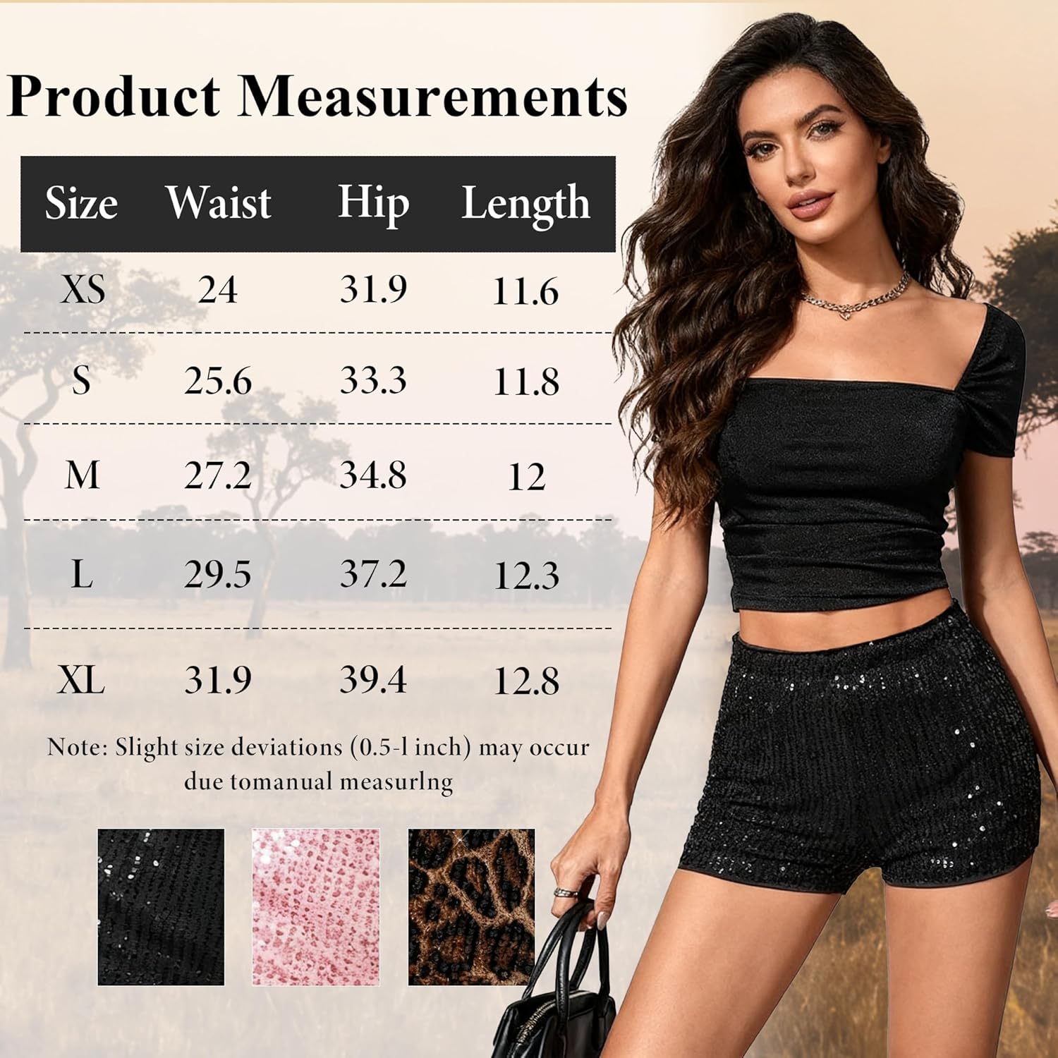 Ammiko Women's Y2k Sequined Shorts Cheetah Print Micro Leopard High Rise Sexy Straight Legs Short Mini Glitter Club - Image 6